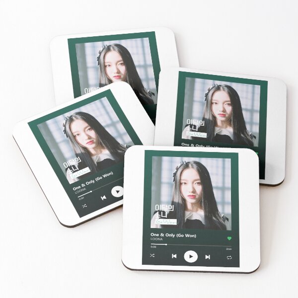 Item preview, LOONA GOWON Spotify Themed Playback Screen designed and sold by neveroneArt.