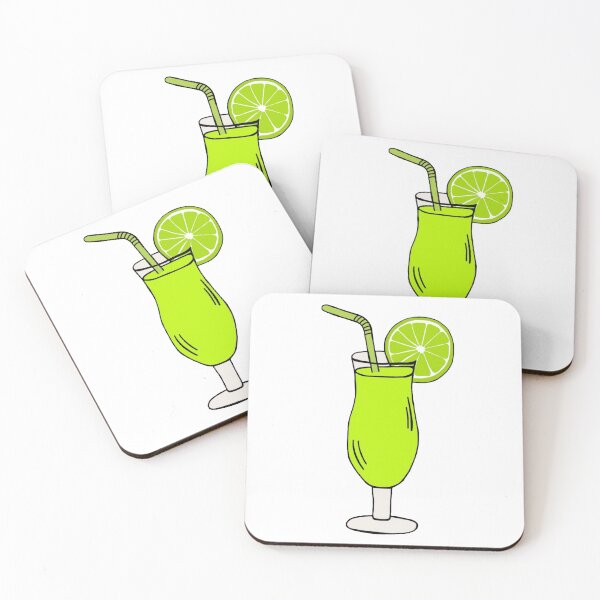Item preview, Summer lime green cocktail drink, summer good vibes designed and sold by Barolina.