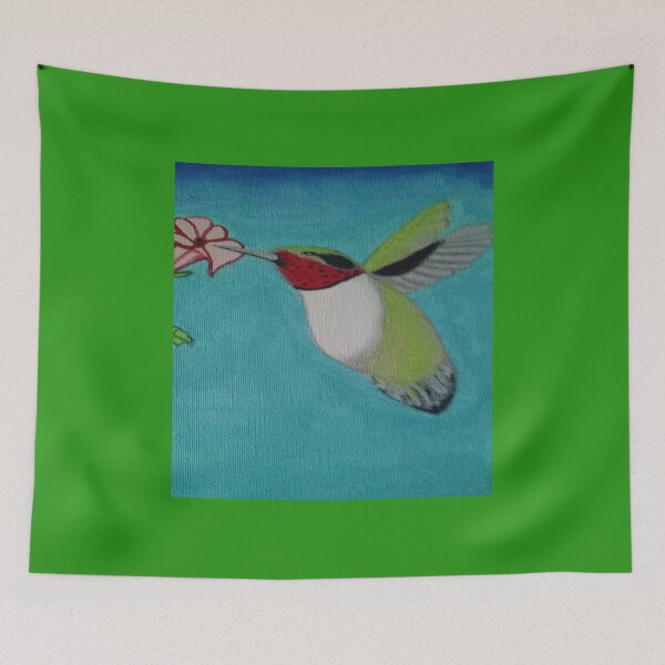 Item preview, Beautiful Ruby-Throated Hummingbird Painting designed and sold by Missy69.
