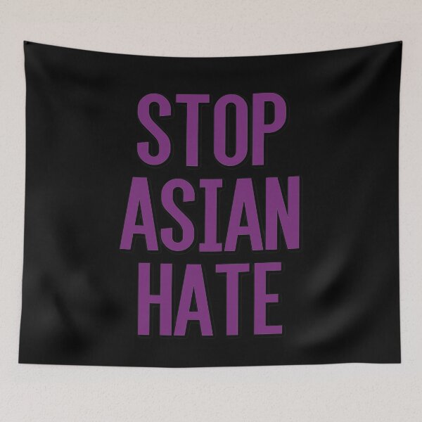 Aperçu de l'œuvre Copie de Stop Asian Hate AAPI Asian Lives Matter Sticker créée et vendue par R.U BOLD.