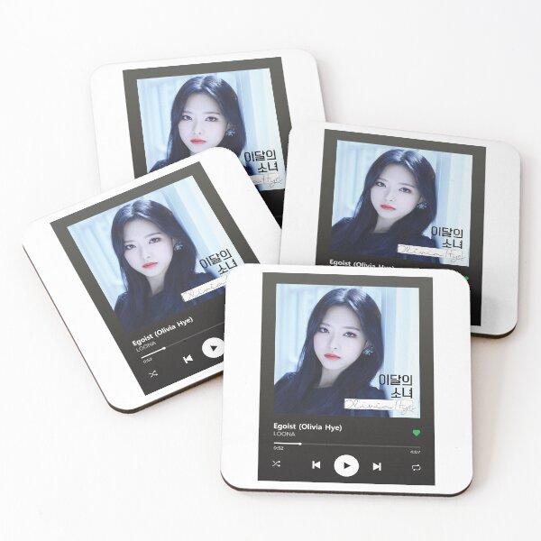 Item preview, LOONA OLIVIA HYE Spotify Themed Playback Screen designed and sold by neveroneArt.