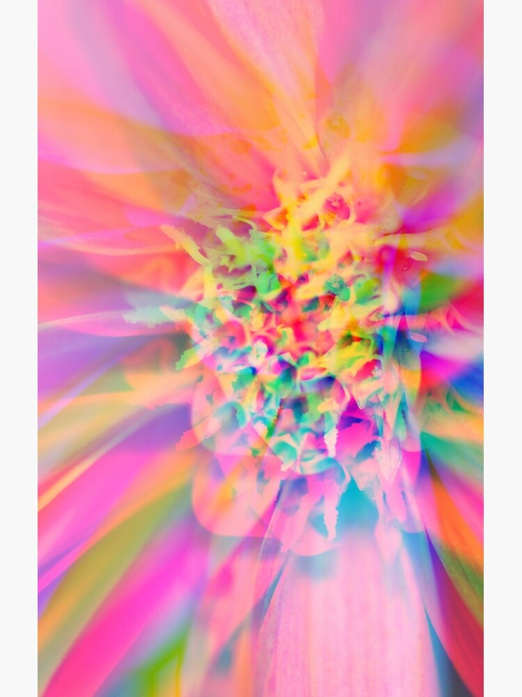 Thumbnail 4 of 4, Samsung Galaxy Phone Case, Colorful Abstract Flower designed and sold by April Dowling.