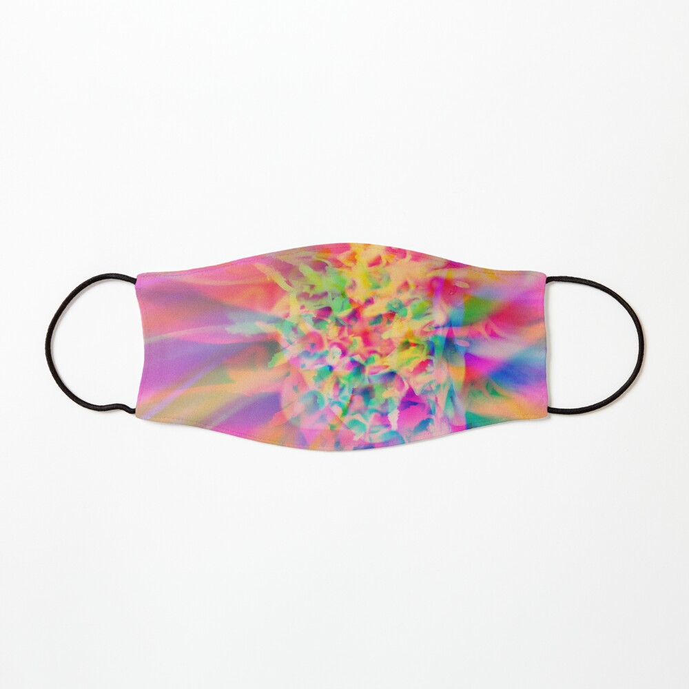 Colorful Abstract Flower Mask