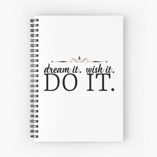 Item preview, Dream it wish it do it motivational quote designed and sold by Yogawoman.