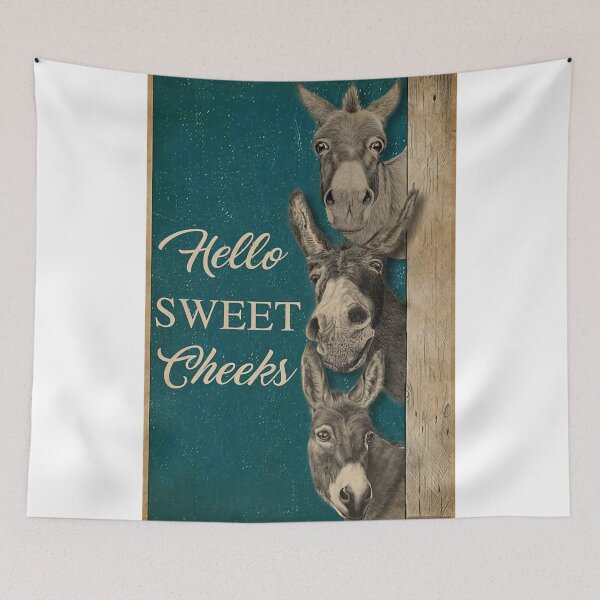 Item preview, Beauty Donkey Hello Sweet Cheeks designed and sold by faraspirre.