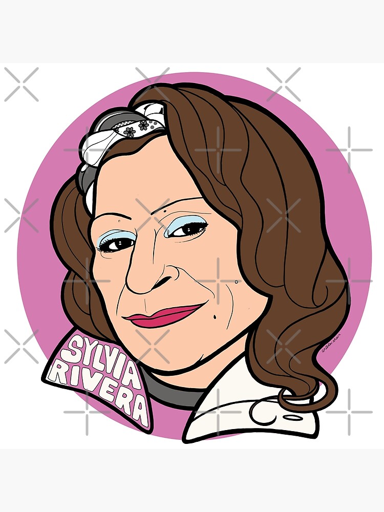"SYLVIA RIVERA" Poster for Sale by AndrewAhernArt | Redbubble