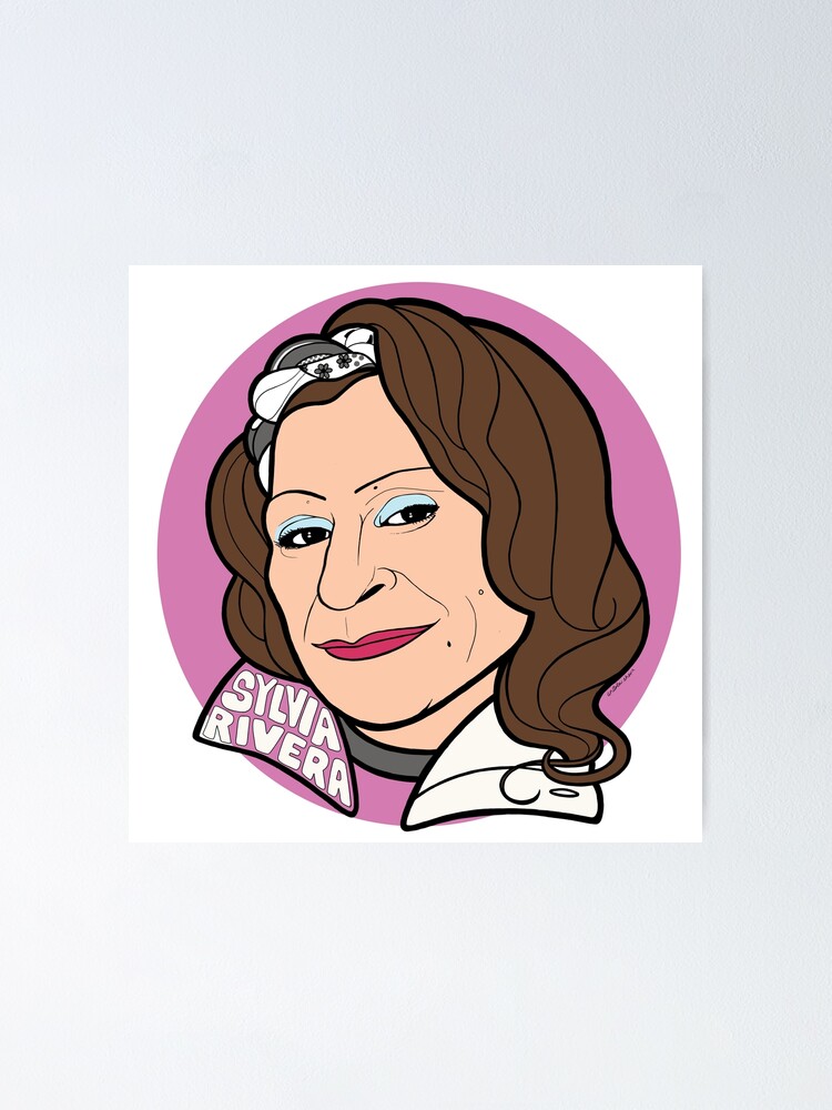 "SYLVIA RIVERA" Poster for Sale by AndrewAhernArt | Redbubble