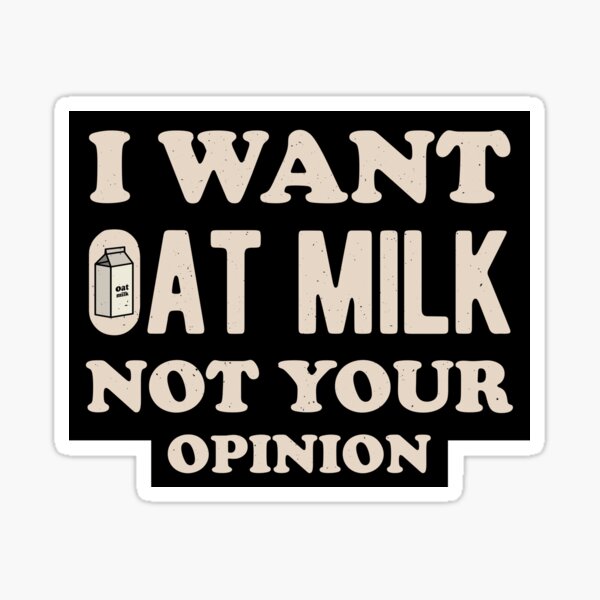 Item preview, Funny Oat Milk designed and sold by artworkbyrihen.