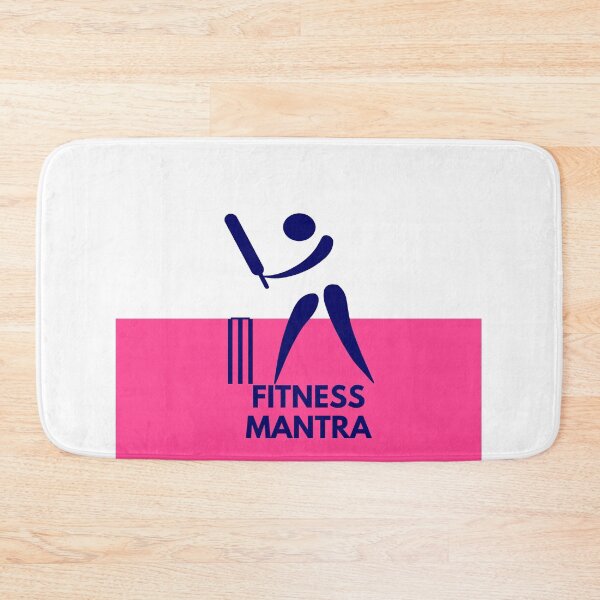 Artikelvorschau, Fitness Mantra - Cricket entworfen und verkauft von GlobalHunt.