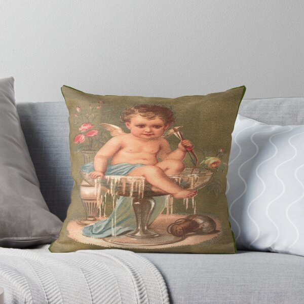 Item preview, Cherub , throw pillow designed and sold by Irene Burdell.