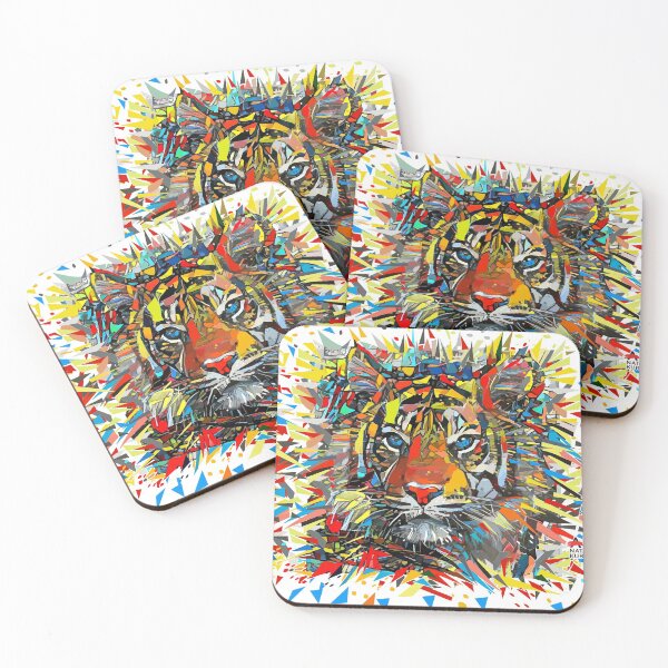 Item preview, Tiger colorful 2 designed and sold by nataliakuruch.