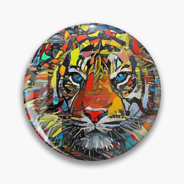 Item preview, Tiger colorful 2 designed and sold by nataliakuruch.