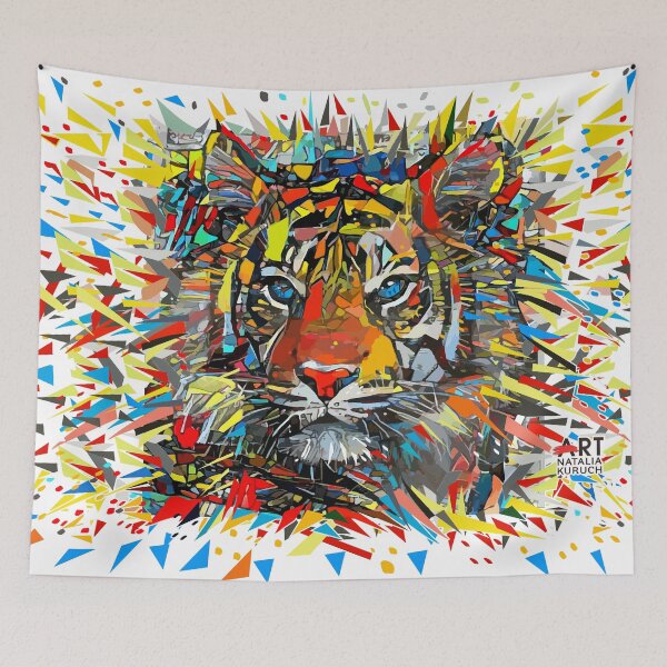 Item preview, Tiger colorful 2 designed and sold by nataliakuruch.