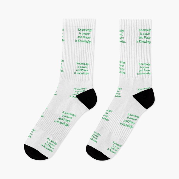 Item preview, Knowledge is power, and Power is Knowledge. designed and sold by Andrew Hopgood.