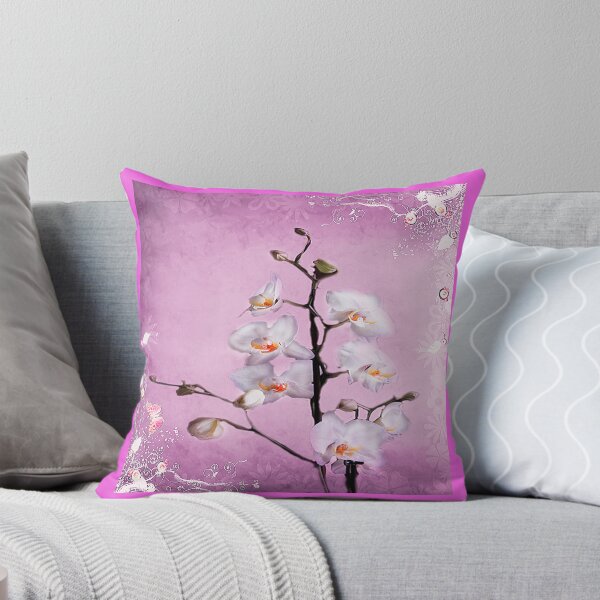 Item preview, Orchid , Throw Pillow designed and sold by Irene Burdell.