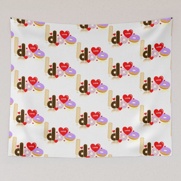Item preview, I Just Really Love Donuts design, endless pattern designed and sold by bubbley2021.
