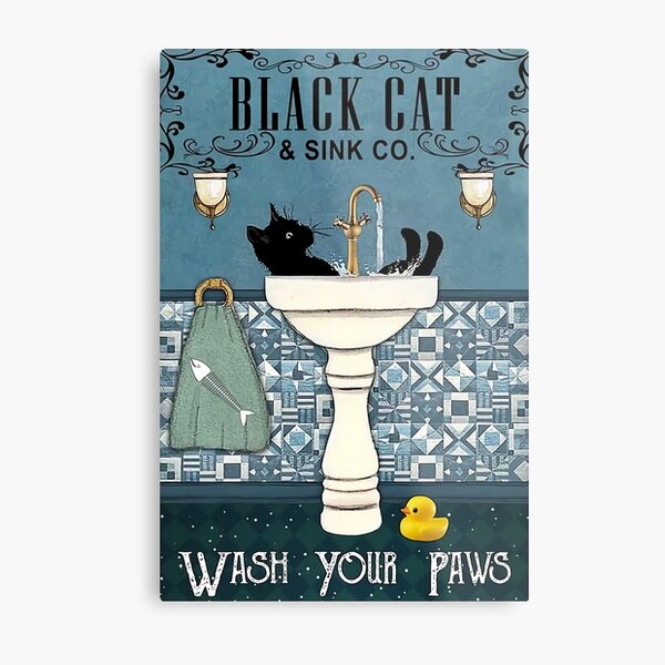Artikel-Vorschau von Beauty Black Cat Waschen Sie Ihre Pfoten, designt und verkauft von faraspirre.