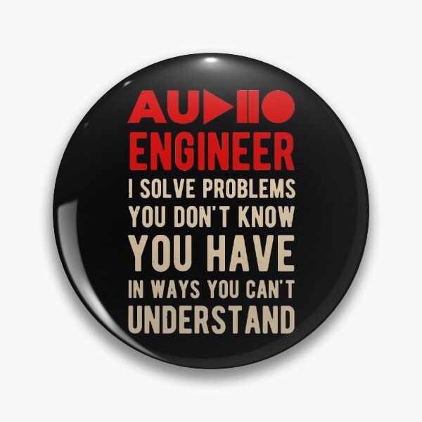 Item preview, Funny Audio Engineer designed and sold by artworkbyrihen.