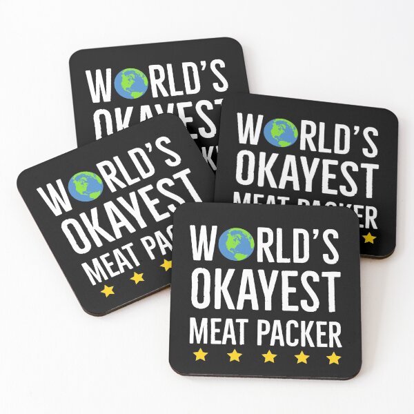 Item preview, Worlds Okayest Meat Packer designed and sold by Luna1Shop.
