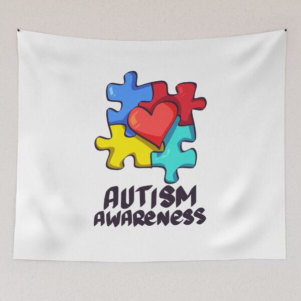 Item preview, Autism Awareness Heart Puzzle Gift designed and sold by TTFMerch.