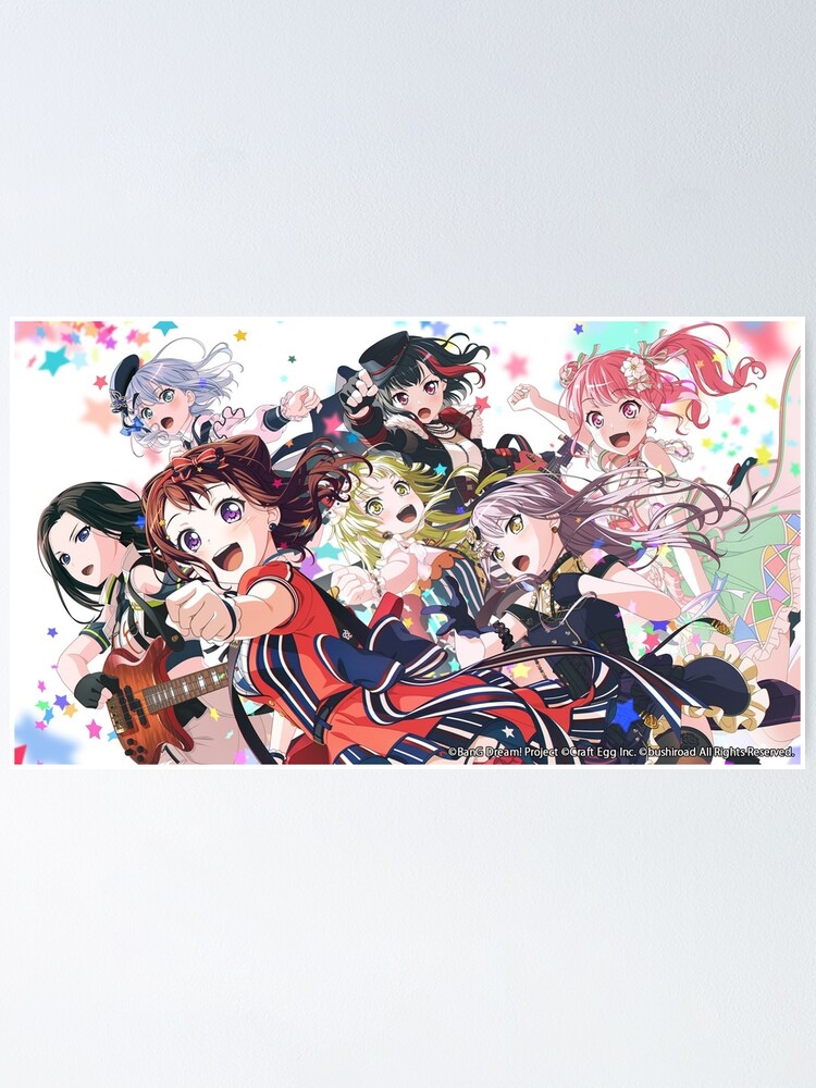 "Bandori" Poster for Sale by noellevine Redbubble
