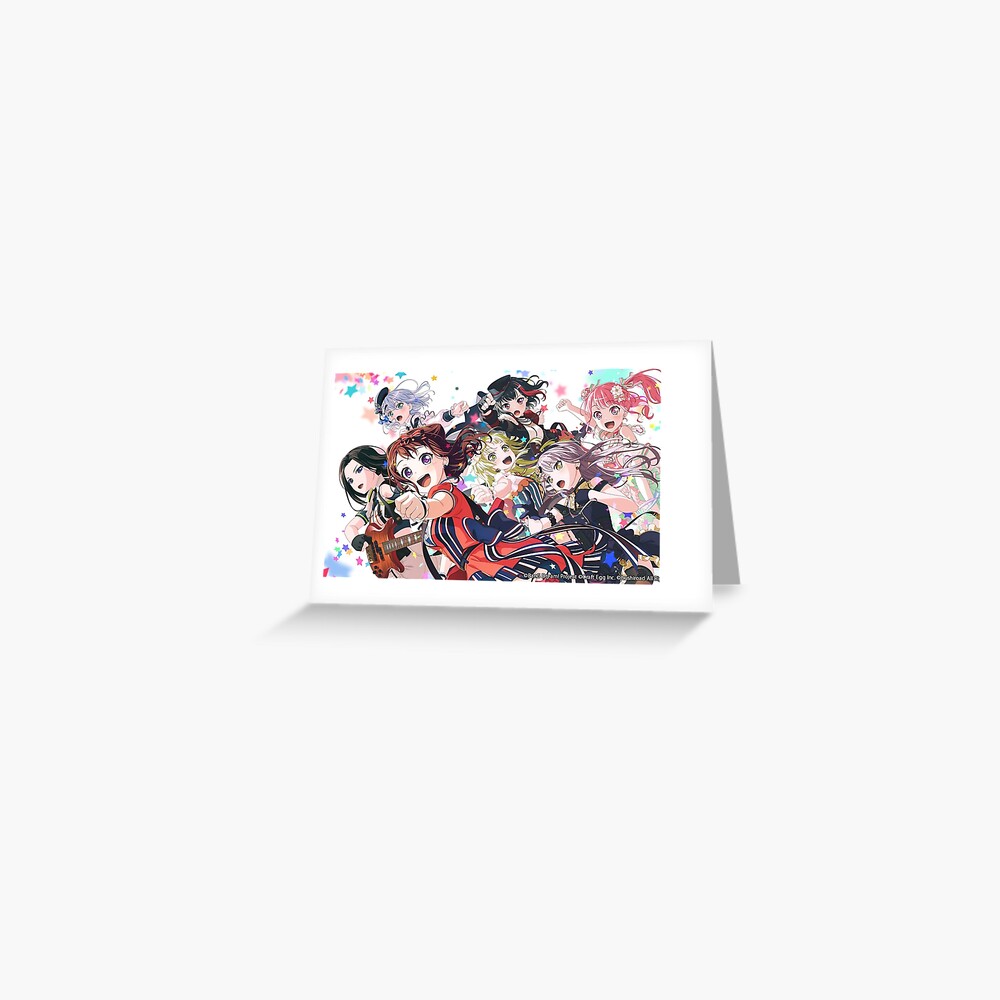 Bandori bang dream kasumi toyama yukina  Greeting Card for Sale