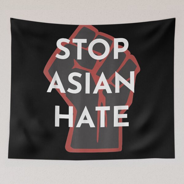 Item preview, Stop Asian Hate Raised Fist | AAPI Support & Awareness designed and sold by joandinkelSH.