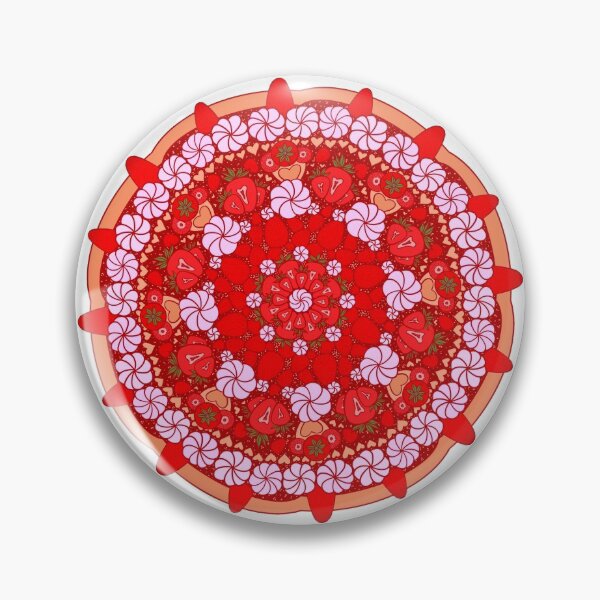 Item preview, Strawberry Pie Mandala designed and sold by illustratedghul.