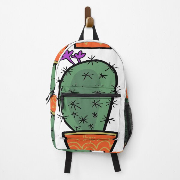 Item preview, a huger prickly cactus with purple flowers designed and sold by itsarti.