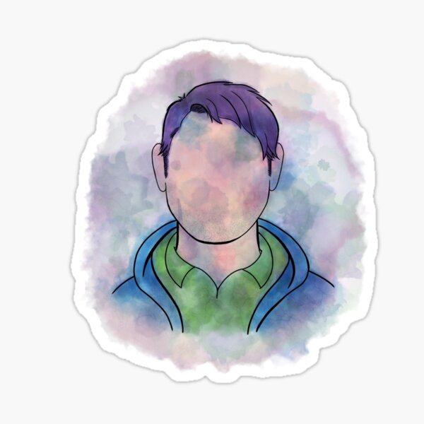 Aperçu de l'œuvre Silhouette aquarelle de Shane Stardew Valley créée et vendue par IncognitumArt.