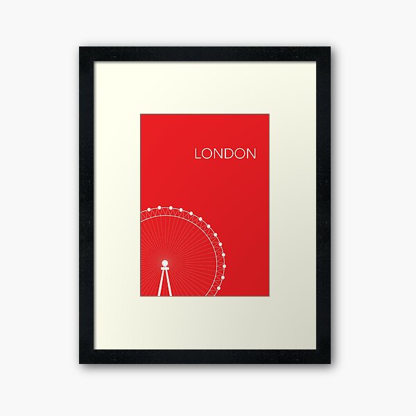 London Framed Art Print