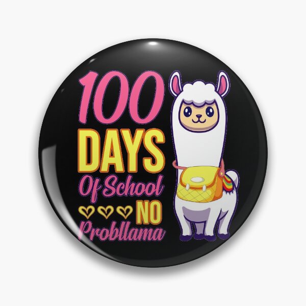Item preview, 100 Days of School 2021 Tee No Probllama Llama 100th Day designed and sold by wackodesign.