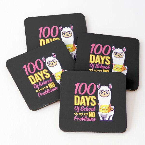 Item preview, 100 Days of School 2021 Tee No Probllama Llama 100th Day designed and sold by wackodesign.