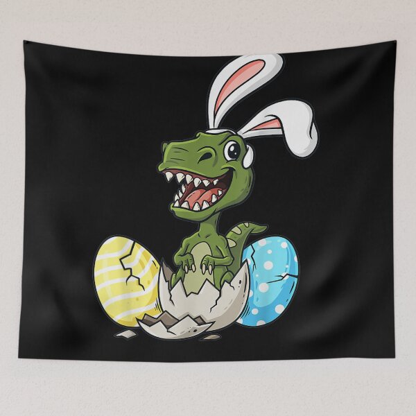 Item preview, Easter Day T Rex With Bunny Ears Eggs Funny Boys Girls Kids designed and sold by joandinkelSH.