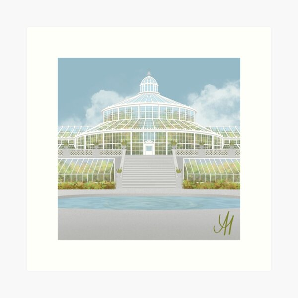 Item preview, Botanical Garden Copenhagen - Botanisk Have København  designed and sold by Mushrooms In The Sky.
