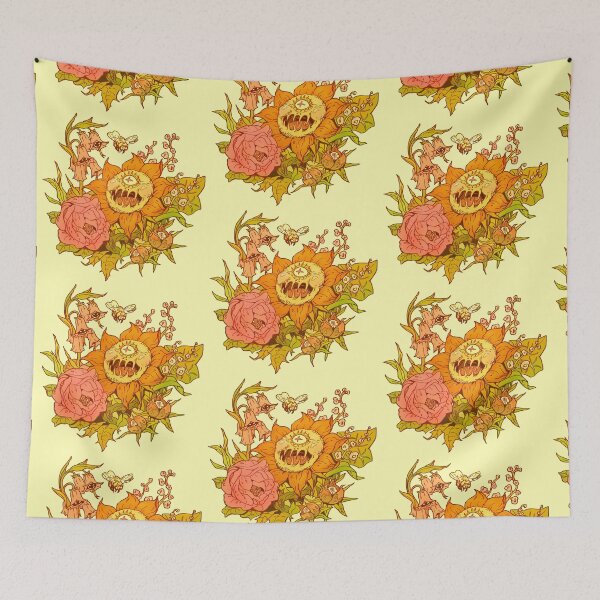 Item preview, Happy Evil Floral designed and sold by Marianne Martin.