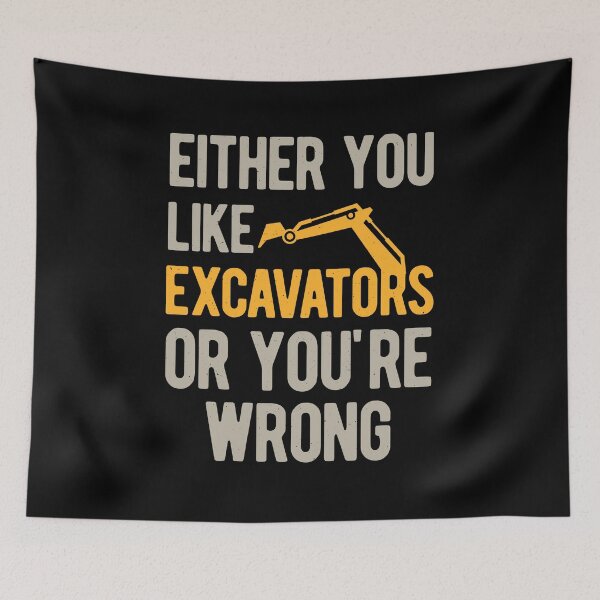 Item preview, Funny Excavator designed and sold by artworkbyrihen.