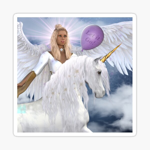 Angel of Surrender Sticker