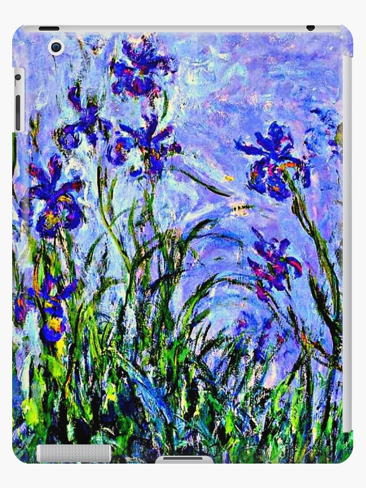 Monet Masterpiece Irises Painting By Claude Monet Ipad Case Skin By Virginia50 Redbubble