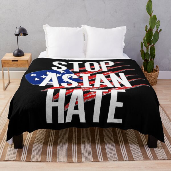 Item preview, Stop Asian Hate with an American flag AAPI Asian Lives Matter Sticker designed and sold by R.U BOLD.