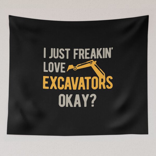 Item preview, Funny Excavator designed and sold by artworkbyrihen.