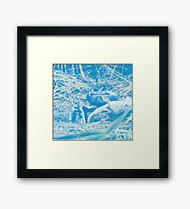 Blue Crab, Crabby Crab, Alien Crab Framed Print