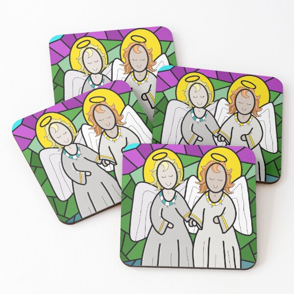 Item preview, Two Happy Angels Holding Hands designed and sold by Heathcote Living.