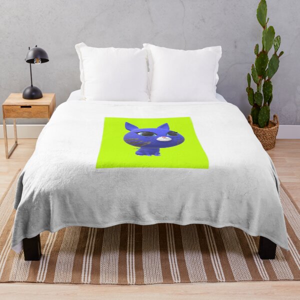 Item preview, Cute Blue cat designed and sold by Manali Kulkarni.
