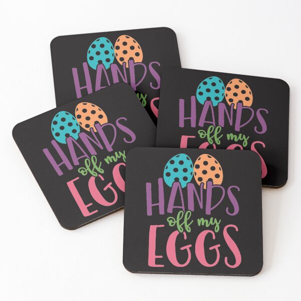 Item preview, HANDS OFF MY EGGS designed and sold by teemaker24.