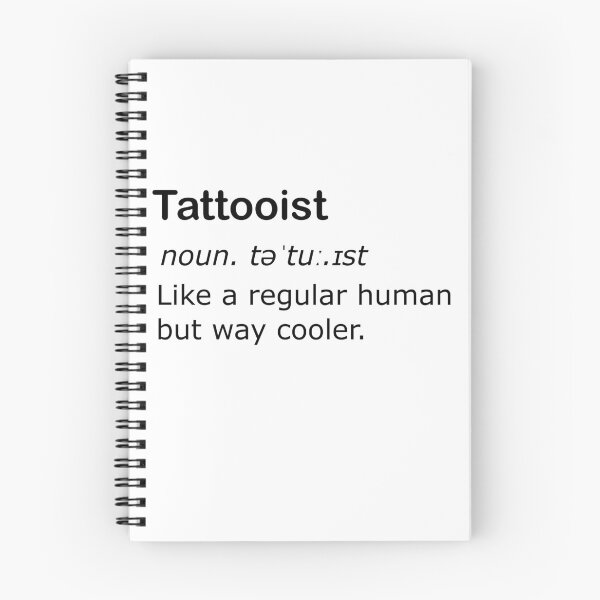 Item preview, Funny Tattooist Definition - block black & white funny tattooist saying designed and sold by Deegital18.