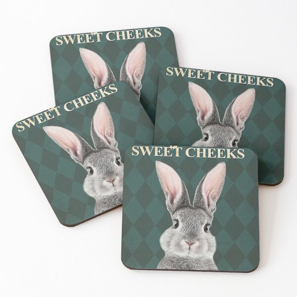 Item preview, White Rabbit Why Hello Sweet Cheeks Have A Seat designed and sold by faraspirre.