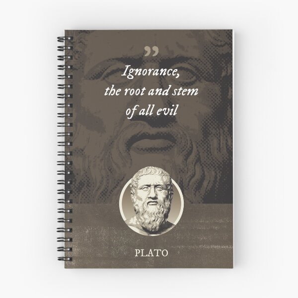 Item preview, Plato - Ignorance, the root and stem of all evil designed and sold by Syahrasi.