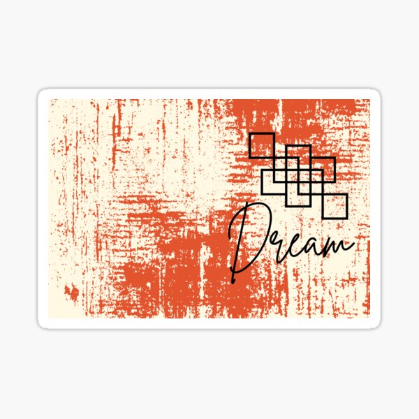 Item preview, Orange Black Abstract Dream designed and sold by Dream Big! by E. H..