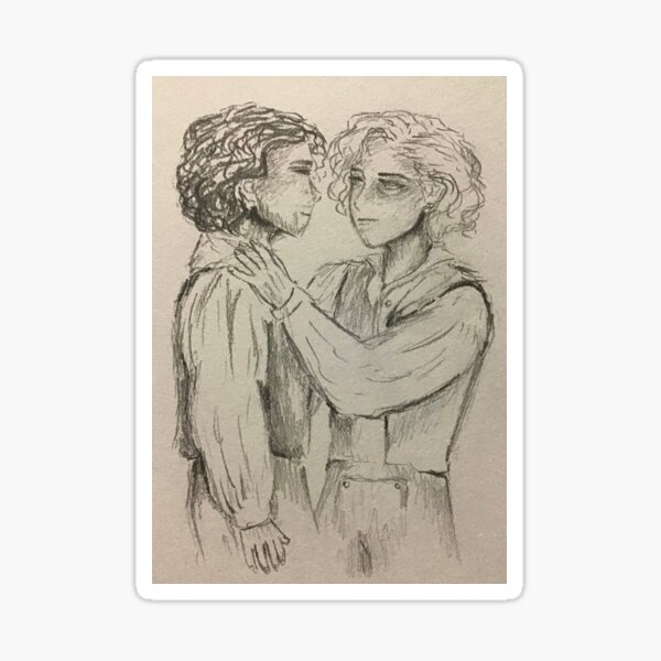 Artikel-Vorschau von Enjolras und Grantaire, designt und verkauft von janaesketches.